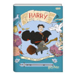Caderno Brochura Costurado Sem Mola Universitário Capa Dura 96 Folhas Harry Potter - Estampas Sortid