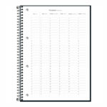 Caderno Executivo Espiral Capa Dura Universitário Organizer - Preto