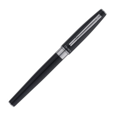 Caneta Roller Crown Barcelona – Preta/Prata