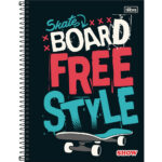 Caderno Espiral Universitário Grande Capa Dura 320 Folhas 20 Matérias Show - Estampas Sortidas