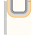 Caderno Espiral Universitário Grande Capa Dura 80 Folhas Sharpdash - Estampas Sortidas