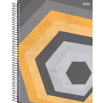 Caderno Espiral Universitário Grande Capa Dura 80 Folhas Sharpdash - Estampas Sortidas