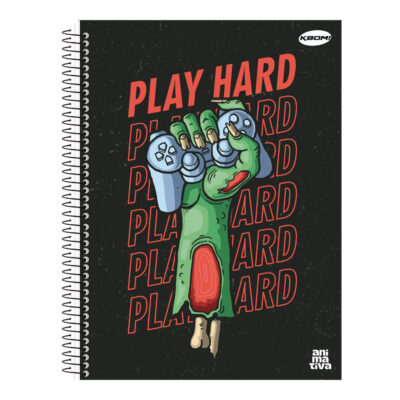 Caderno Universitário Grande Espiral 300 Folhas Kbom – Estampas Sortidas