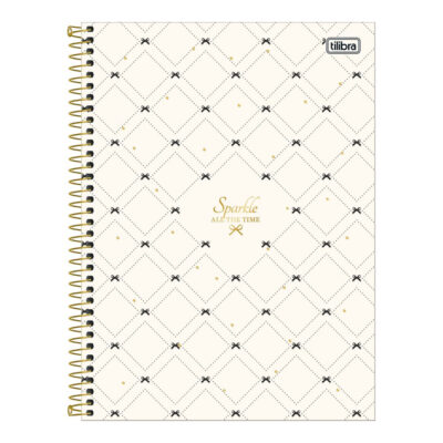 Caderno Espiral Universitário Grande Capa Dura 80 Folhas Connect West Village - Cores Sortidas