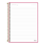 Caderno Capa Dura Executivo 80 Folhas Cambridge Pautado - Pink