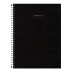 Caderno Espiral Universitário Grande Capa Dura 80 Folhas Executivo Cambridge - Preto