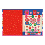 Caderno Brochura Costurado Sem Mola Universitário Grande Capa Dura 80 Folhas Be Berry - Estampas Sor