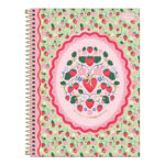 Caderno Espiral Universitário Grande Capa Dura 80 Folhas Connect Be Berry - Estampas Sortidas