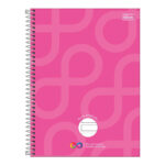 Caderno Espiral Universitário Grande Capa Dura 80 Folhas Pauta Ampliada Neuro - Cores Sortidas