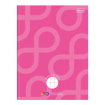 Caderno Brochura Costurado Sem Mola Universitário Grande Capa Dura 40 Folhas Quadriculado 2x2cm Neur