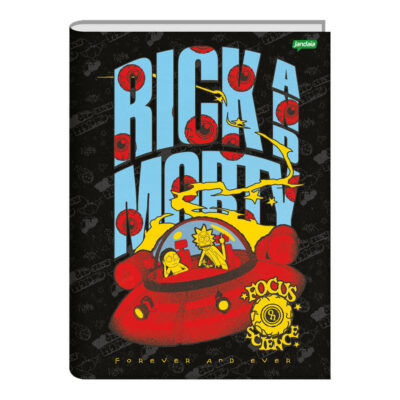 Caderno Brochura Costurado Sem Mola Universitário Capa Dura 80 Folhas 80 Folhas And Morty - Estampas