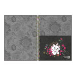 Caderno Espiral Universitário Grande Capa Dura 80 Folhas Marie - Estampas Sortidas