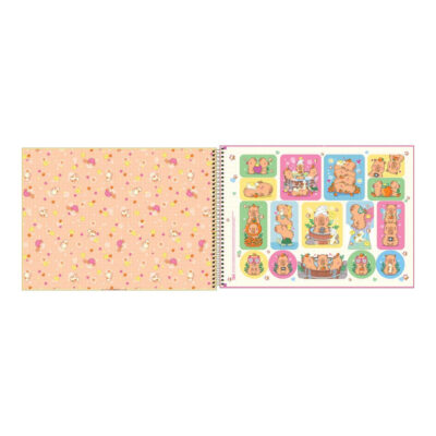 Caderno De Desenho/Cartografia Espiral 80 Folhas Capyclub – Estampas Sortidas