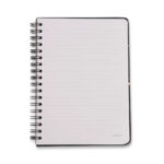 Caderno Colegial Médio Espiral 80 Folhas Capa Dura - Lagoa - Cisne Floral Verde