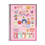Caderno Espiral Universitário Grande Capa Dura 80 Folhas Bloom - Estampas Sortidas