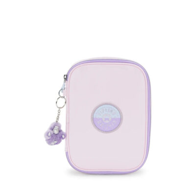 Estojo Box Kipling 100 Pens - Sea Pink Metálico C