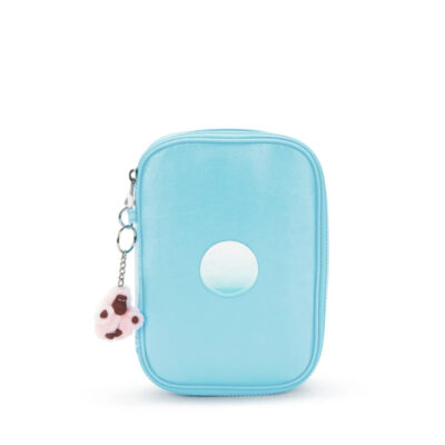 Estojo Box Kipling 100 Pens - Sea Blue Metálico