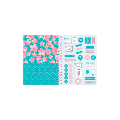 Caderno Colegial Médio Capa Dura 80 Folhas – Sakura