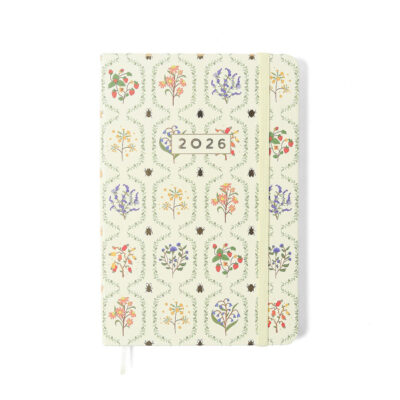 Agenda Planner Semanal 2026 - Jardim - Off White