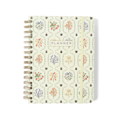 Planner Permanente Espiral Semanal - Jardim - Off White