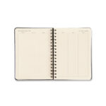 Agenda Planner Espiral Wire-O Diária 2026 - Bossa Nova - Boêmia Caramelo