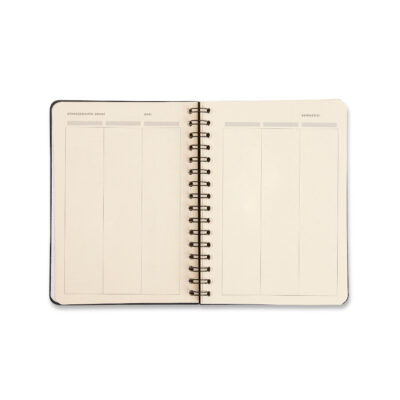 Planner Espiral Financeiro Wire-O A5 – Doce Florada – Off White