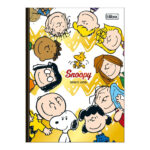 Caderno Espiral Colegial Médio Capa Dura 80 Folhas Snoopy - Estampas Sortidas