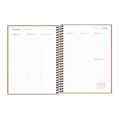 Planner Espiral Pratika 2026 – Cores Sortidas