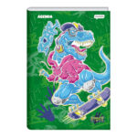 Caderno 1/4 Pequeno Brochura Costurado Sem Mola Capa Dura 80 Folhas Stone - Estampas Sortidas