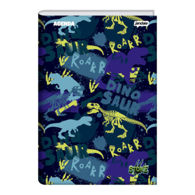 Caderno 1/4 Pequeno Brochura Costurado Sem Mola Capa Dura 80 Folhas Stone – Estampas Sortidas