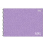 Caderno Desenho E Cartografia Milimetrado Espiral 80 Folhas Capa Dura Lunix - Estampas Diversas