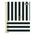Caderneta Espiral Capa Dura 80 Folhas West Village - Estampas Sortidas