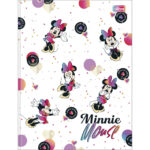 Caderno Brochura Costurado Sem Mola Universitário Grande Capa Dura 80 Folhas Minnie - Estampas Sorti