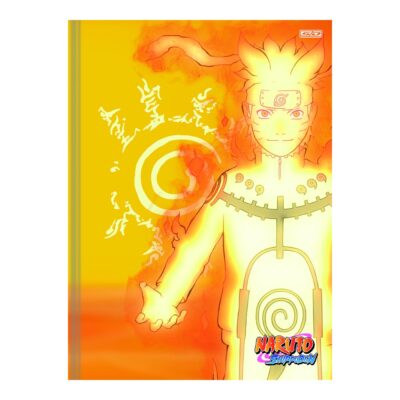 Caderno 1/4 Pequeno Brochura Costurado Sem Mola 80 Folhas Naruto - Estampas Diversas