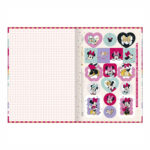 Caderno Brochura Costurado Sem Mola Capa Dura Universitário 48 Folhas Minnie - Estampas Diversas