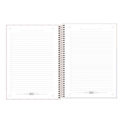 Caderno Espiral Universitário Capa Dura 160 Folhas 10 Matérias Soho – Estampas Sortidas