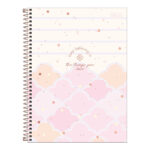 Caderno Espiral Universitário Capa Dura 256 Folhas 16 Matérias Soho - Estampas Sortidas