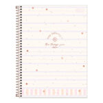 Caderno Espiral Universitário Capa Dura 256 Folhas 16 Matérias Soho - Estampas Sortidas