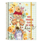 Planner Espiral Pooh 2026 - Estampas Sortidas