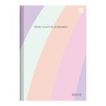 Caderno 1/4 Pequeno Brochura Costurado Sem Mola Capa Dura 80 Folhas Cristales - Estampas Sortidas