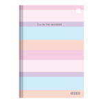 Caderno 1/4 Pequeno Brochura Costurado Sem Mola Capa Dura 80 Folhas Cristales - Estampas Sortidas