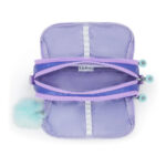 Estojo Kipling Gitroy Com 3 Divisórias - Cosmic Metallic