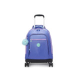 Mochila Kipling Com Rodinhas New Zea - Cosmic Metallic
