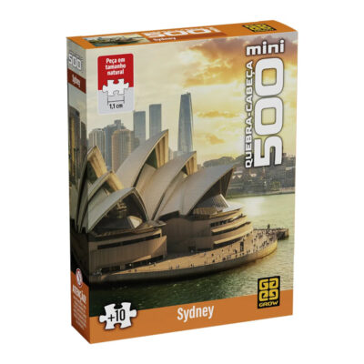 Quebra-Cabeça Com 500 Peças Mini - Sydney