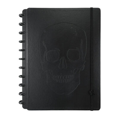 Caderno Inteligente Universitário Grande Espiral Com 80 Folhas - Black Ink
