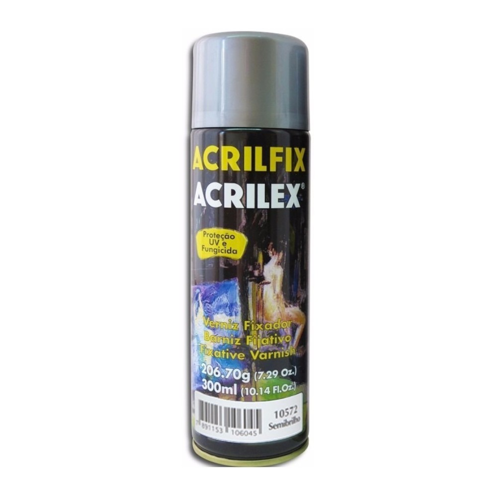 Verniz Fixador 300ml - Semi-Brilho Verniz Fixador 300ml - Semi-Brilho