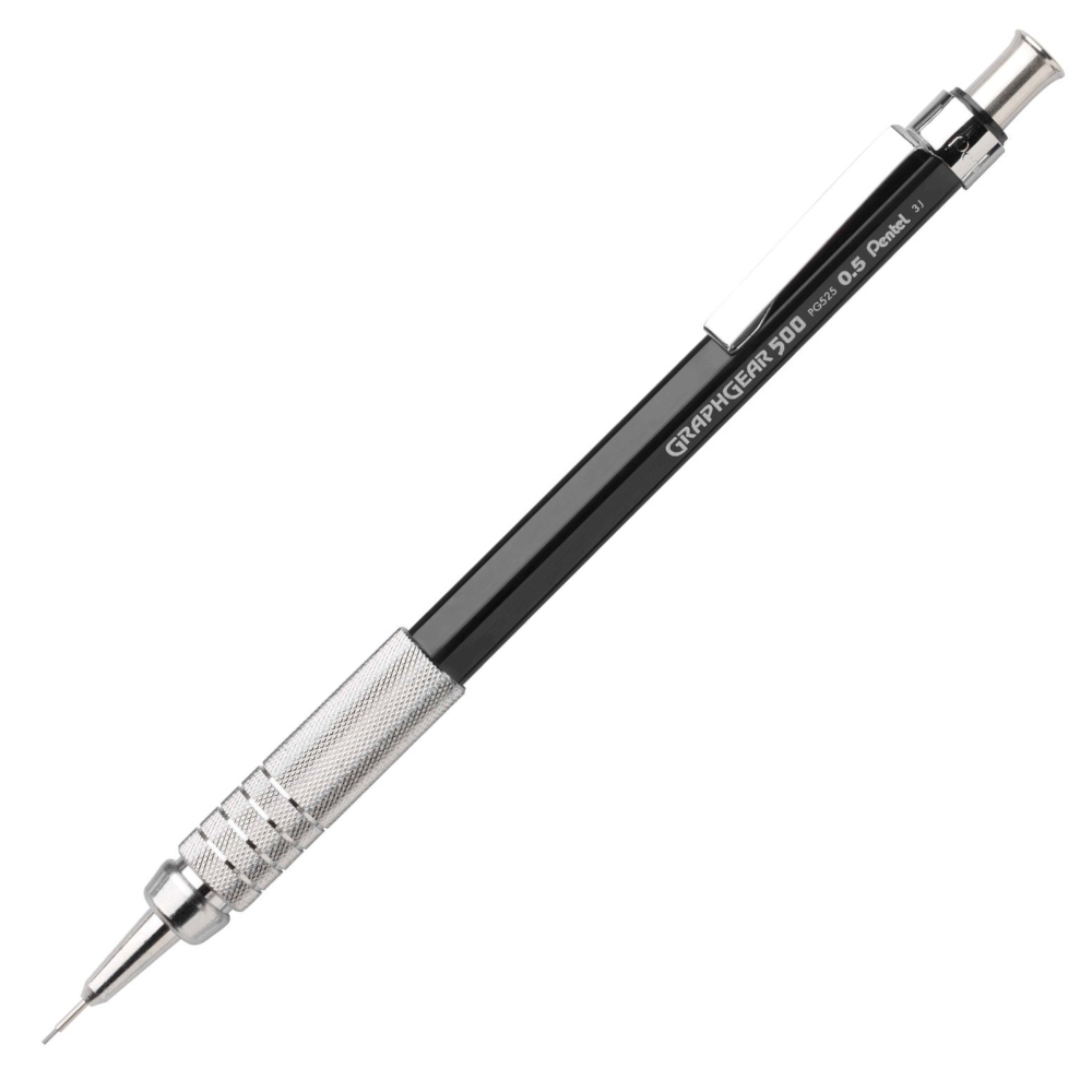 Lapiseira 0.5mm Pentel Graphgear 500 - Preta Lapiseira 0.5mm Pentel Graphgear 500 - Preta