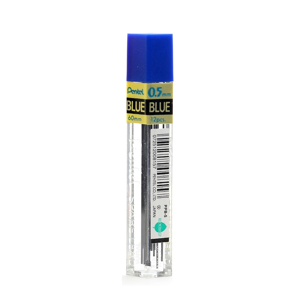 Grafite 0.5mm Pentel Com 12 Unidades - Azul Grafite 0.5mm Pentel Com 12 Unidades - Azul