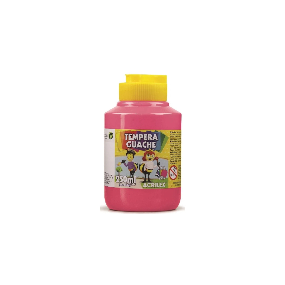 Tinta Guache 250ml - Rosa Tinta Guache 250ml - Rosa