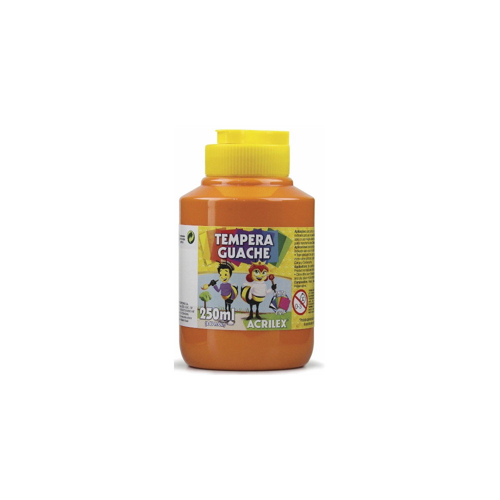 Tinta Guache 250ml - Laranja Tinta Guache 250ml - Laranja